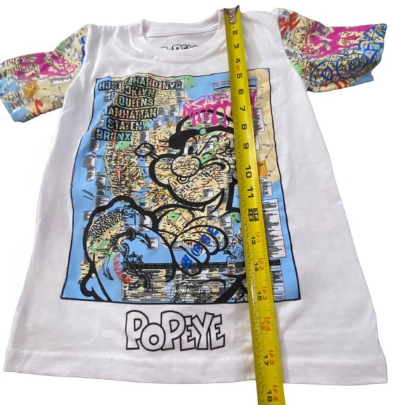 NWOT Popeye Savage Boys Unisex “Hustle Hard NYC” Subway Map size 4 - Picture 6 of 6